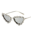 Leanne Rhinestone Cateye Sunglasses Weekend Shade Sunglasses