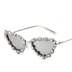 Leanne Rhinestone Cateye Sunglasses