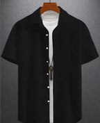 Men’s Summer Textured Shirt