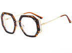 Large Polygon Anti Blue Glasses