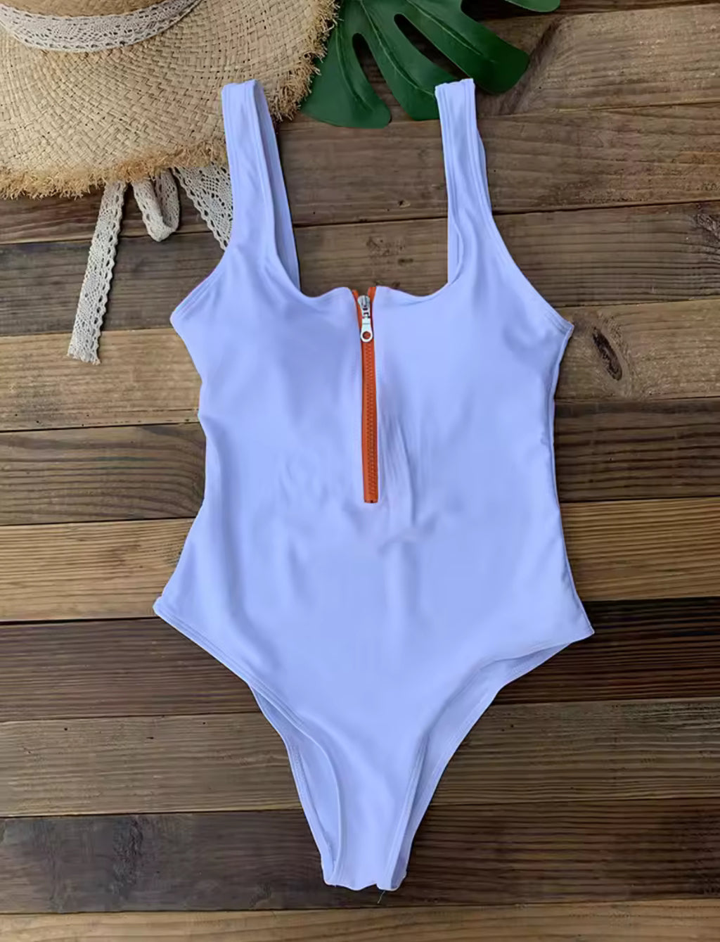LaLaLaLa One Piece Simple Swimsuit