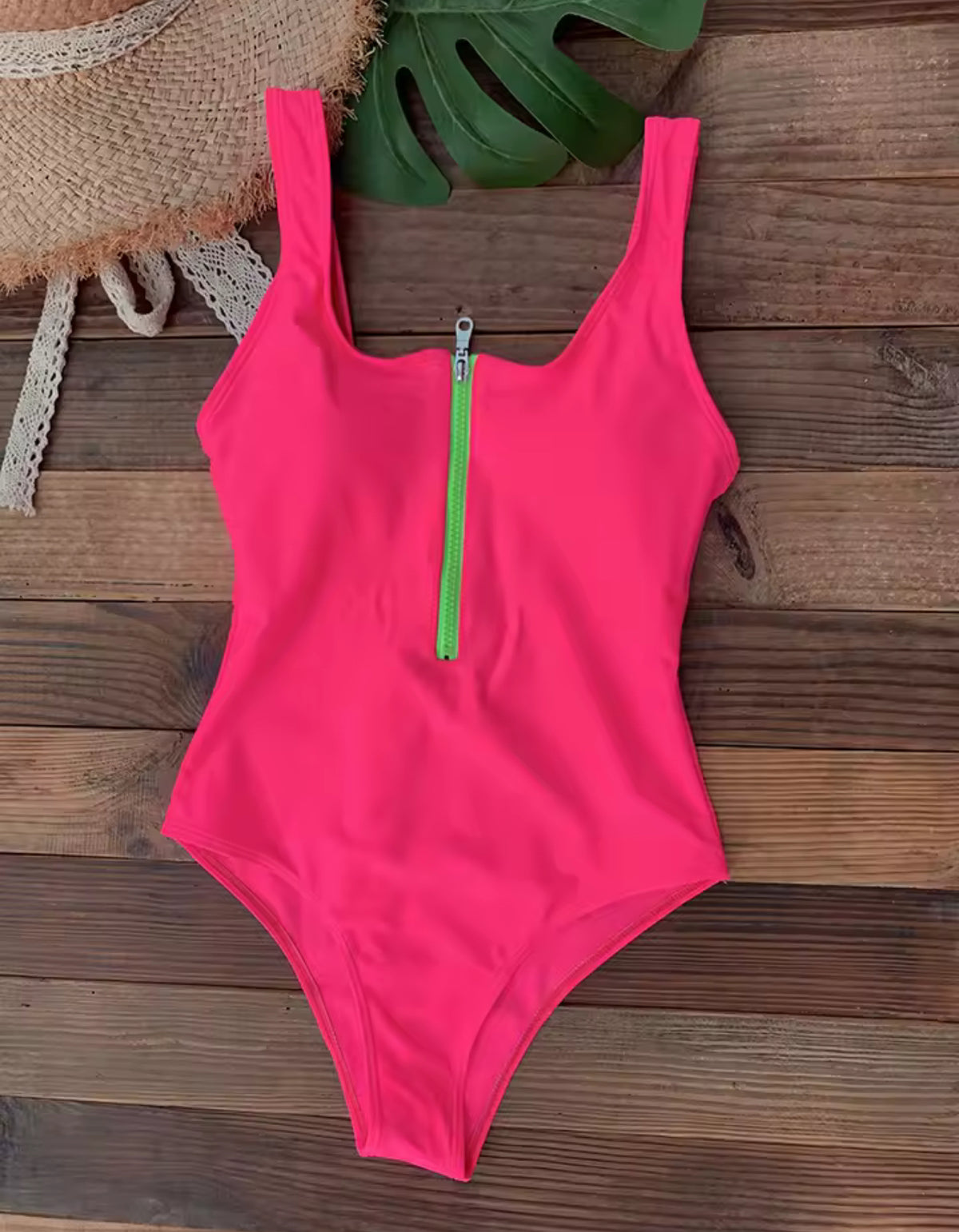 LaLaLaLa One Piece Simple Swimsuit