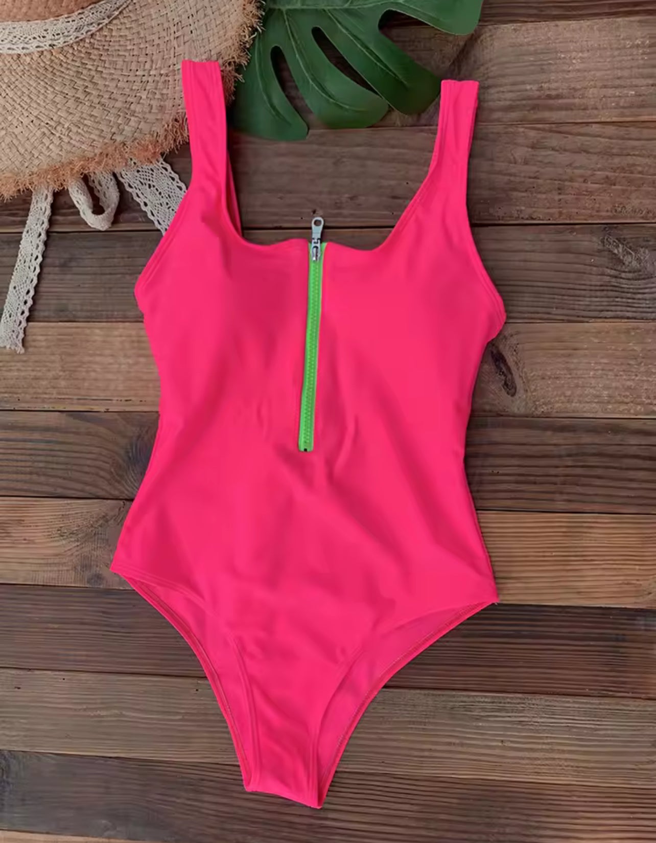 LaLaLaLa One Piece Simple Swimsuit