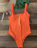 LaLaLaLa One Piece Simple Swimsuit Weeknd Shop Online