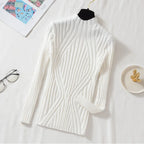 Knitted Women High Turtle Neck Sweater