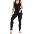 Criss Cross Halter Backless Work Out Jumpsuit Weeknd Shop Online
