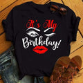Maycaur Eyelash Happy Birthday Fun T-Shirt Weeknd Shop Online