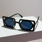"Hollywood" Plastic Square Polygon Sunglasses