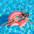 Inflatable Donut Ring Pool Float Weekend Shade Sunglasses