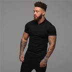 Men's Classic Polo Style Collar Top