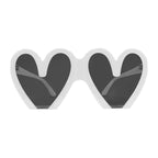 Oversize Super Heart Plastic Sunglasses