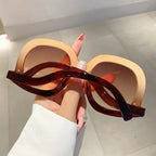 Women Oversized Big Frame Sunglasses - Weekend Shade Sunglasses