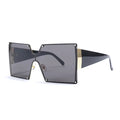 Oversized Square Sunglasses Women Rimless 