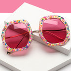 "Candy Girl" Oversize Round Fashion Sunglasses