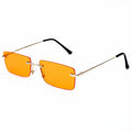 Foxy Mama Rectangle Rimless Sunglasses Weekend Shade Sunglasses