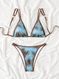 "Wild Card" Women's Classic Triangle Bikini Set