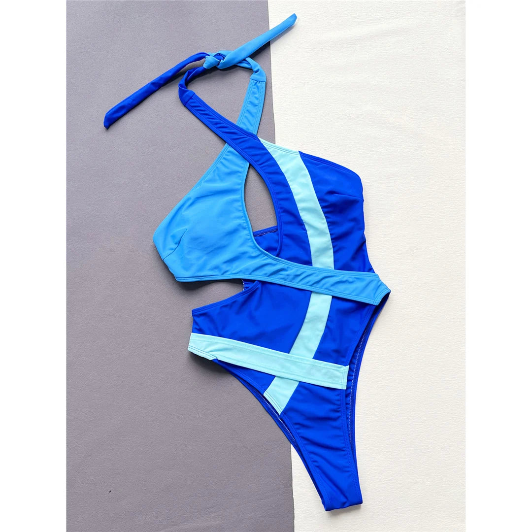 Devin Crisscross Cut-Out Monokini
