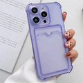 Transparent Card Slot Bag Holder Case for iPhone Weeknd Shop Online