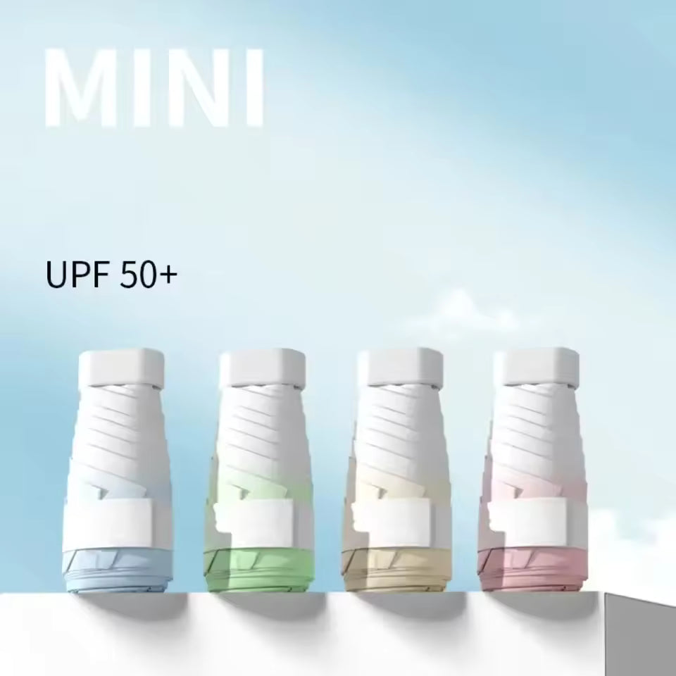 Hannah  Mini Sun Umbrella – Small Pocket Folding Umbrella with