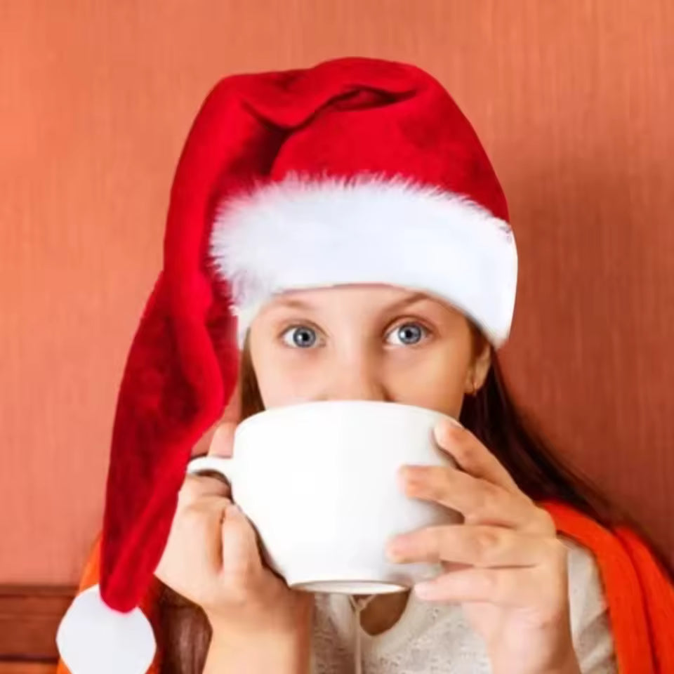 Long Velvet Santa Hat