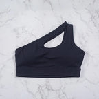 One-Shoulder Sports Bra – Asymmetrical Yoga & Fitness Top