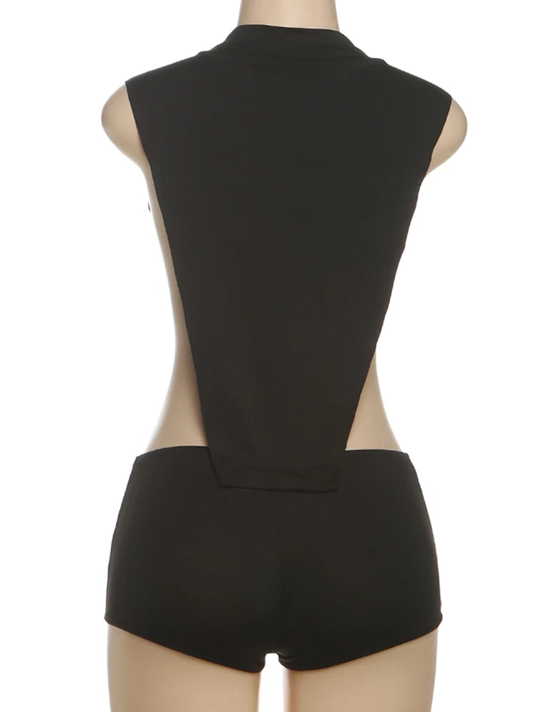 "Spend that" O Neck Sleeveless Romper