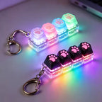 Stress Relief Keyboard Keychain Fidget