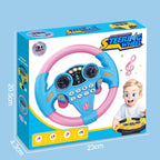 Infant Shining Simulation Steering Wheel Toy