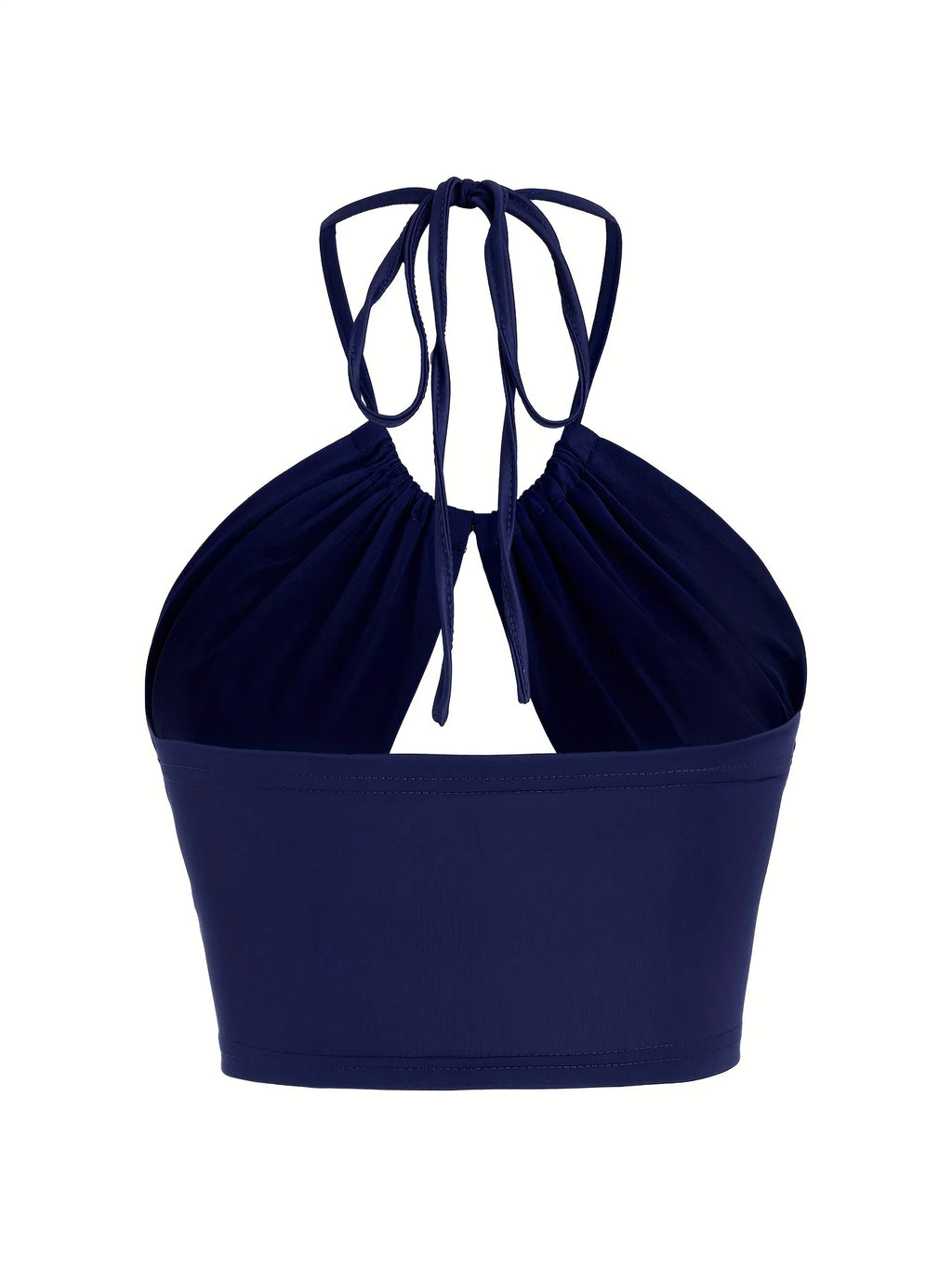 Philly Ruched Halter Crop Top