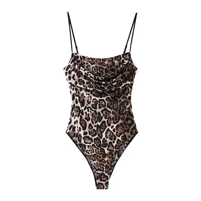 Classy Lady Dinner Thin Strap Bodysuit