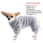 Ultra-Soft Fleece Pet Jumpsuit – Cozy Comfort for Small to Large Pets