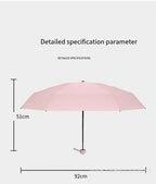 Mini Pocket Five-Fold Sunshade Umbrella