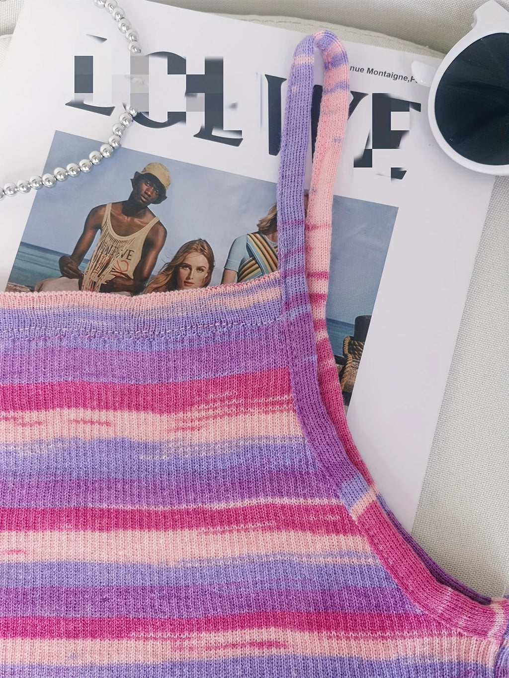 Summer Fun Ribbed Knit Cami Top
