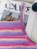 Summer Fun Ribbed Knit Cami Top