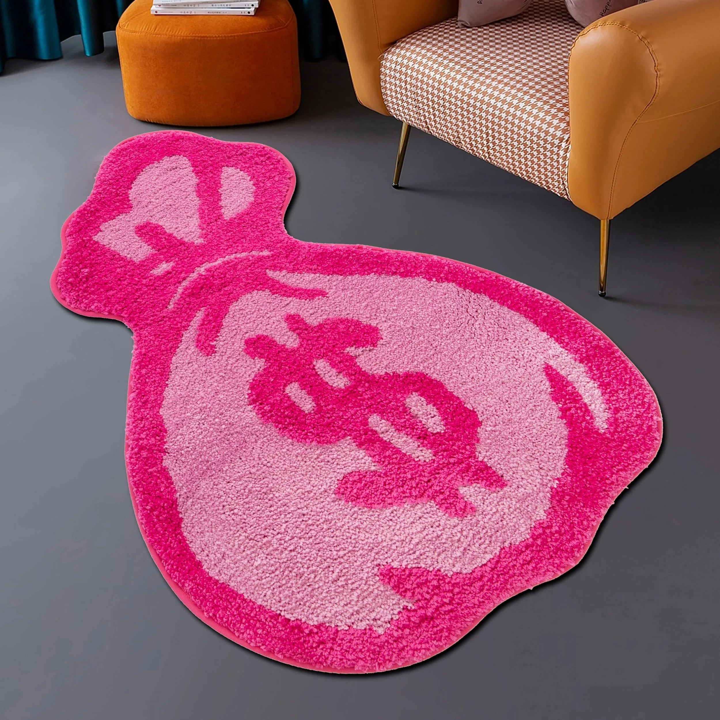 Money Bag Velvet Flat Rug