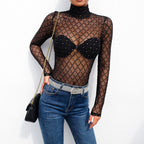 Mesh Sheer Bodysuit – Sparkle and Slay