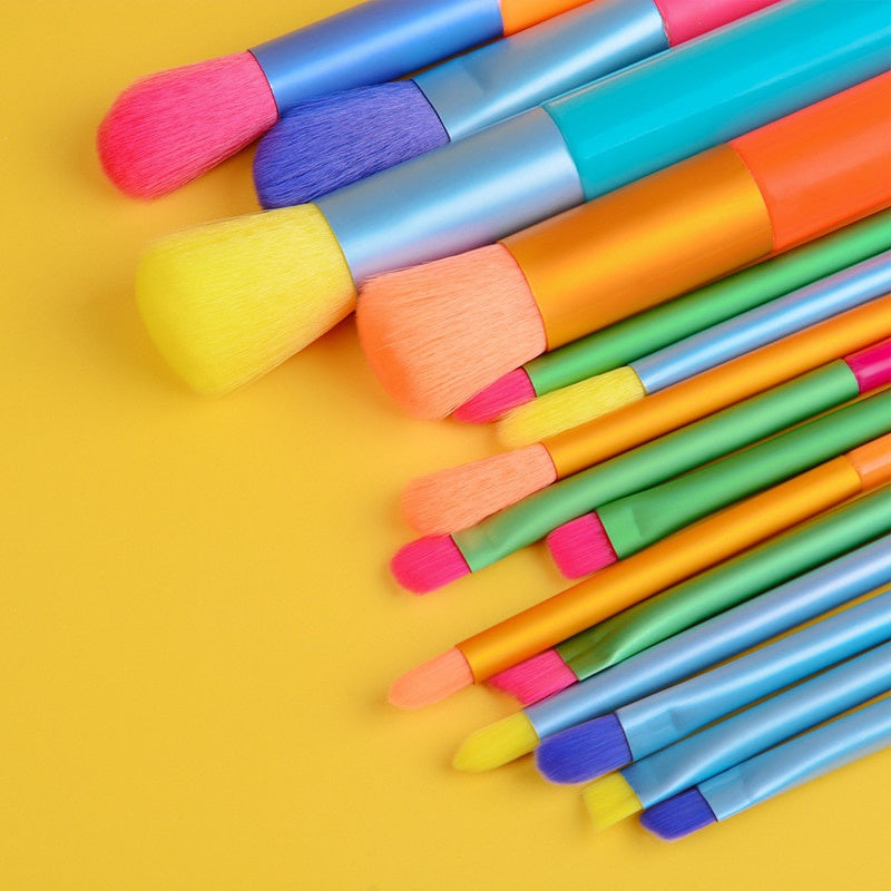IVY  15-Piece Colorful Makeup Brush Set