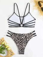Camern Strappy Leopard Bikini Set