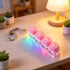 Stress Relief Keyboard Keychain Fidget