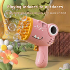 40-Hole Dinosaur Bubble Handheld Machine