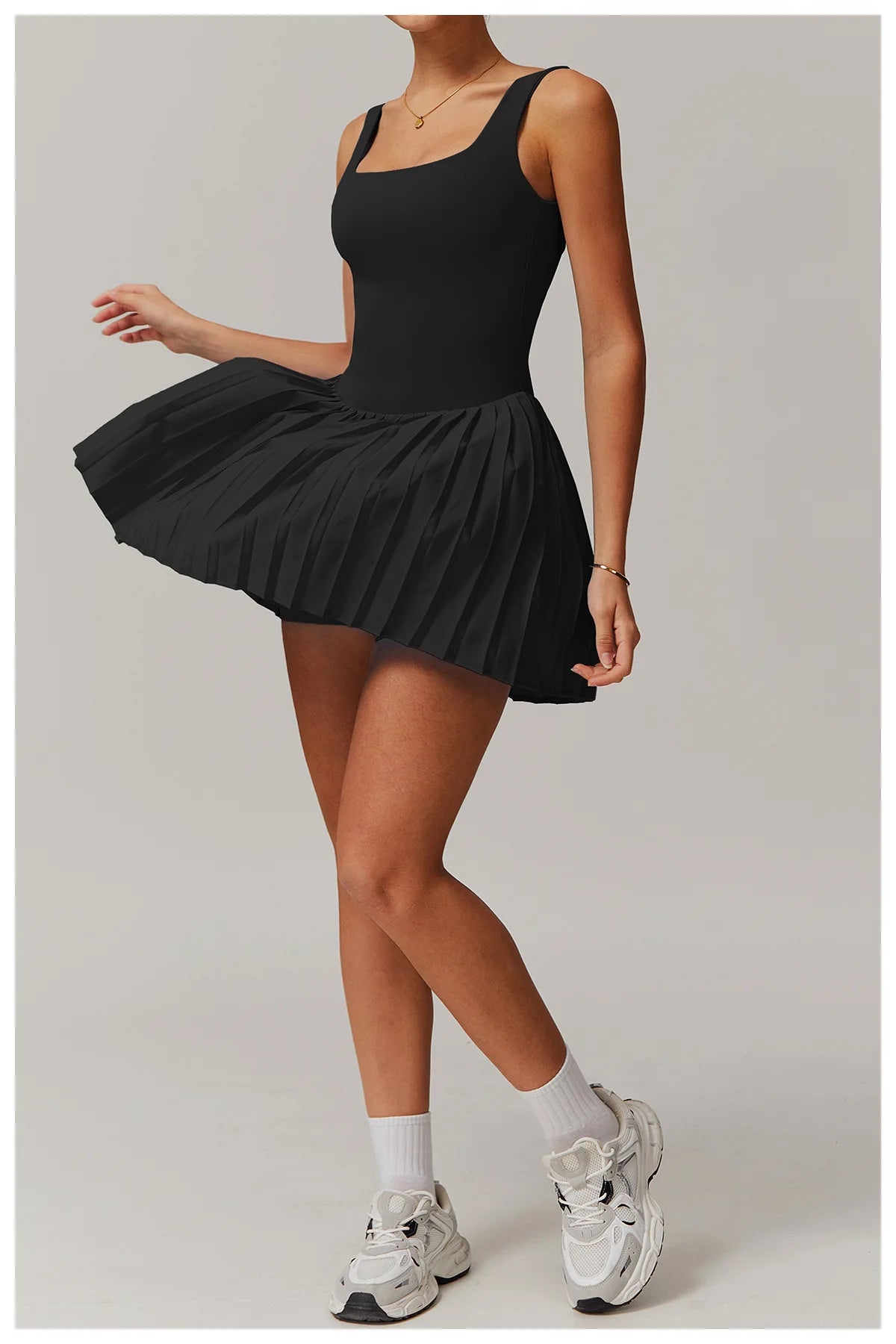 Women’s One-Piece Tennis Skirt Dress