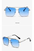 New Fashion Luxury Classic Mach Six Style Gradient Lens Men's Sunglasses Weekend Shade Sunglasses