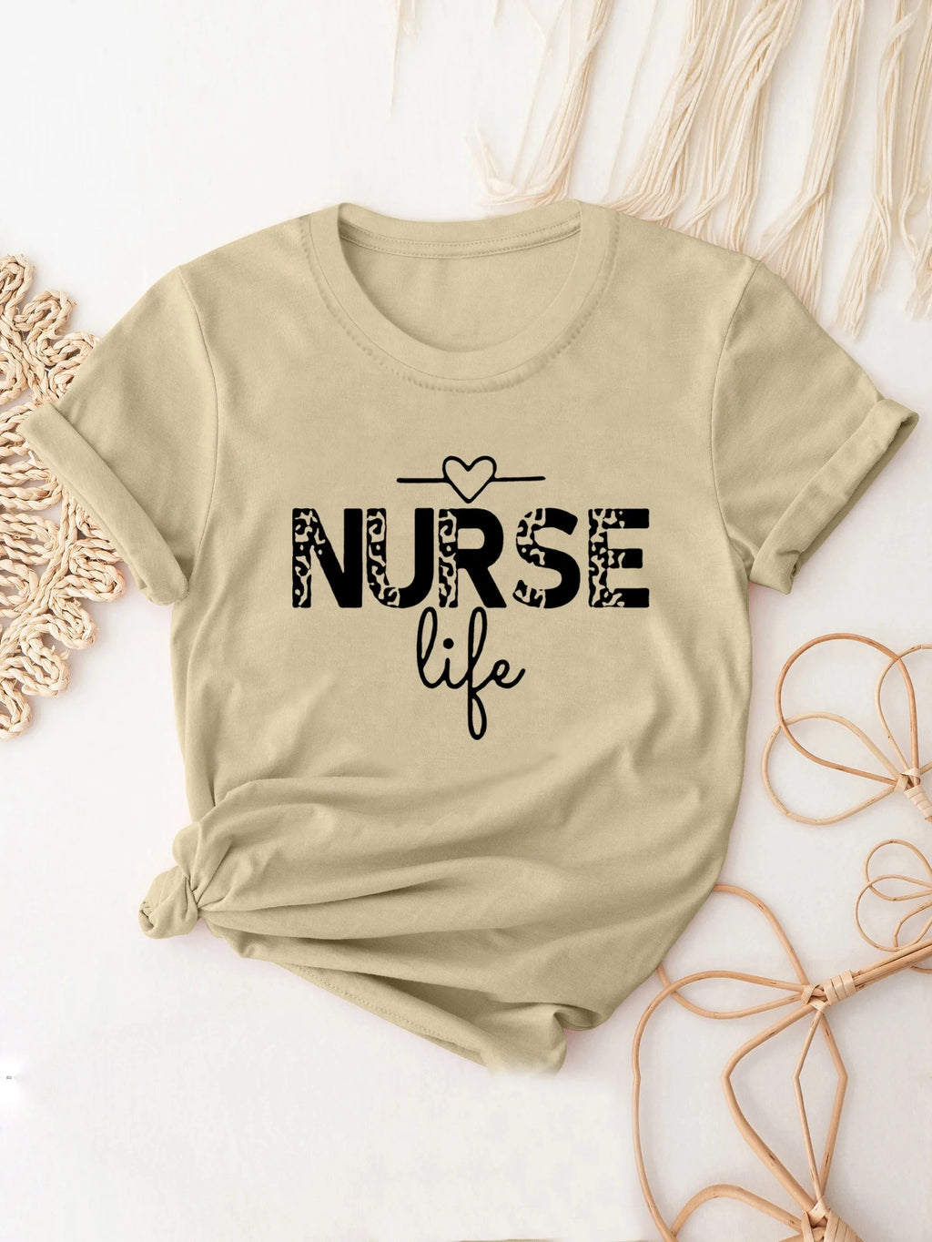 Nurse Life Print T-Shirt