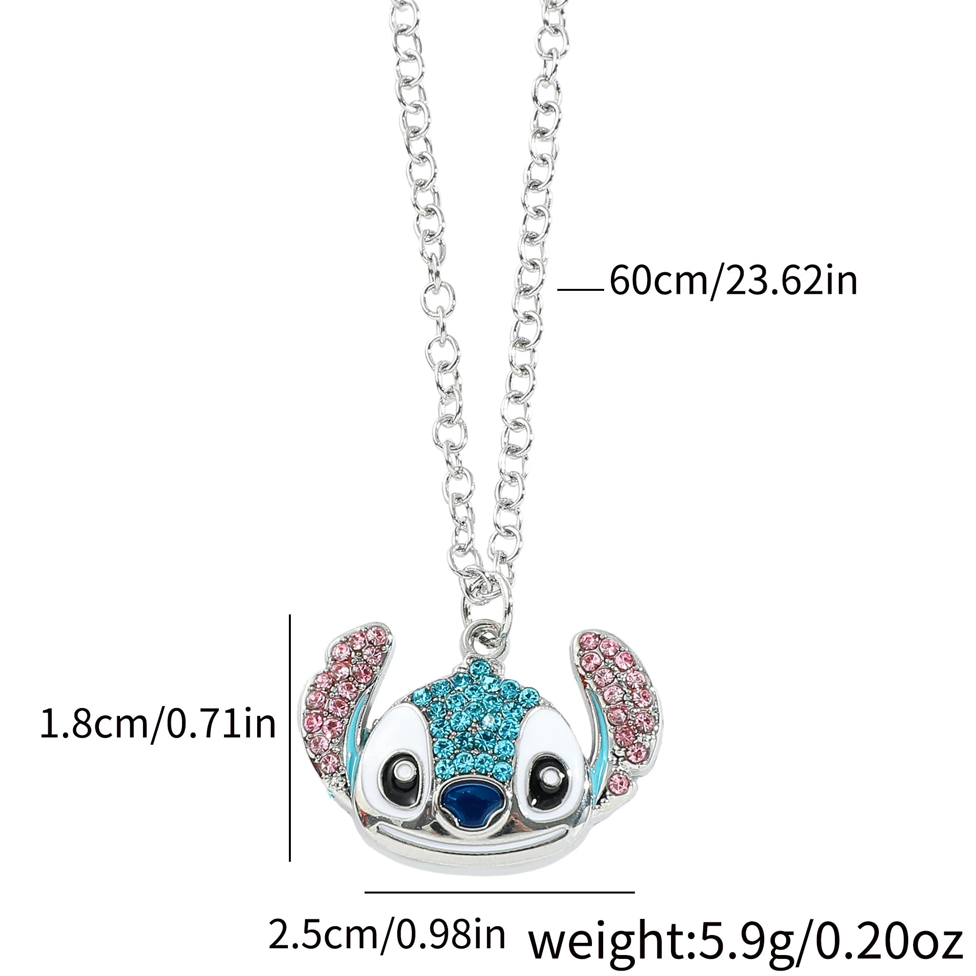 Disney Stitch Cartoon Pendant Necklace