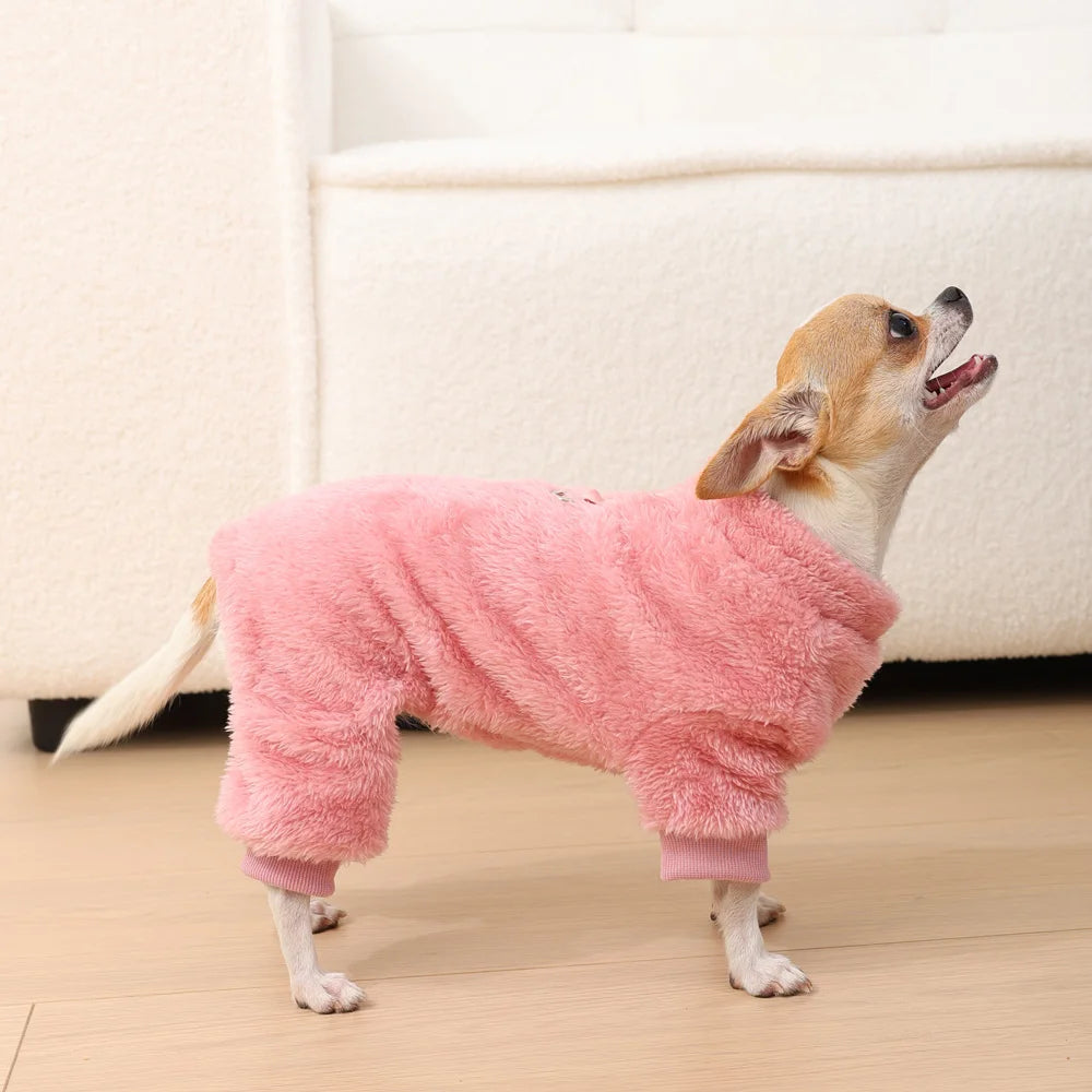 Ultra-Soft Fleece Pet Jumpsuit – Cozy Comfort for Small to Large Pets