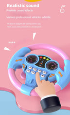 Infant Shining Simulation Steering Wheel Toy