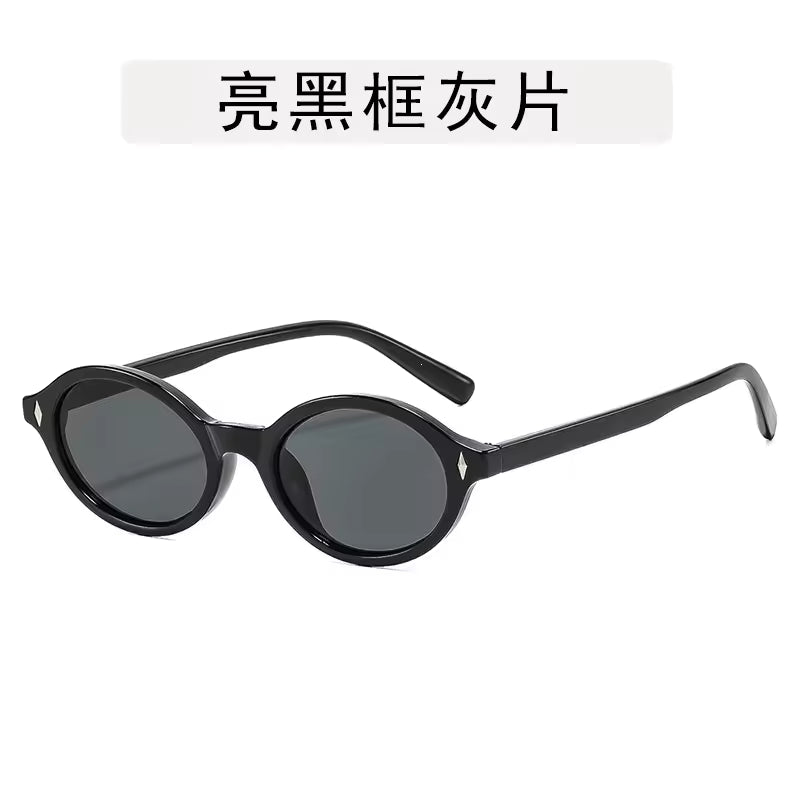 Crystlerr's Women Sunglasses Vintage Style Oval Shape