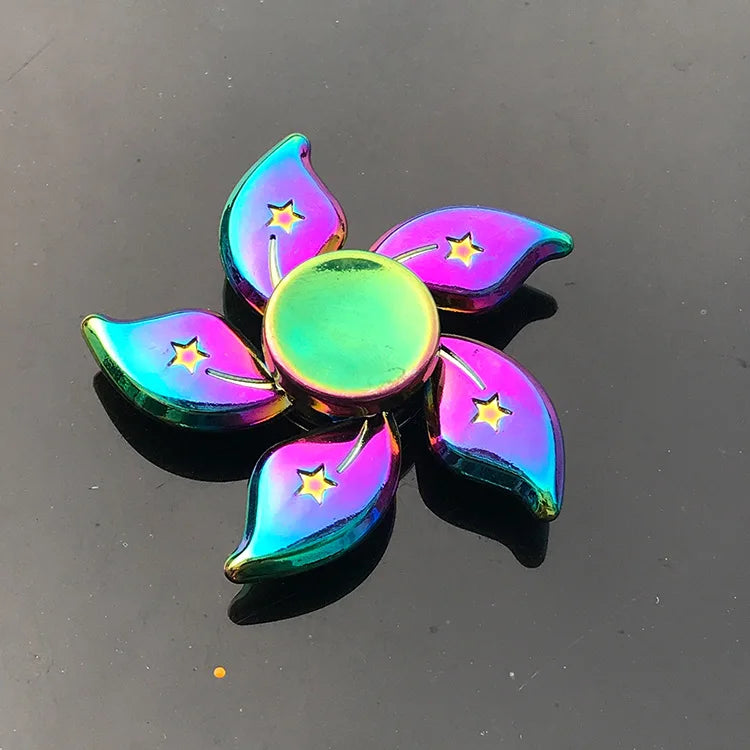 New Metal Rainbow Fidget Spinner Gradient Color