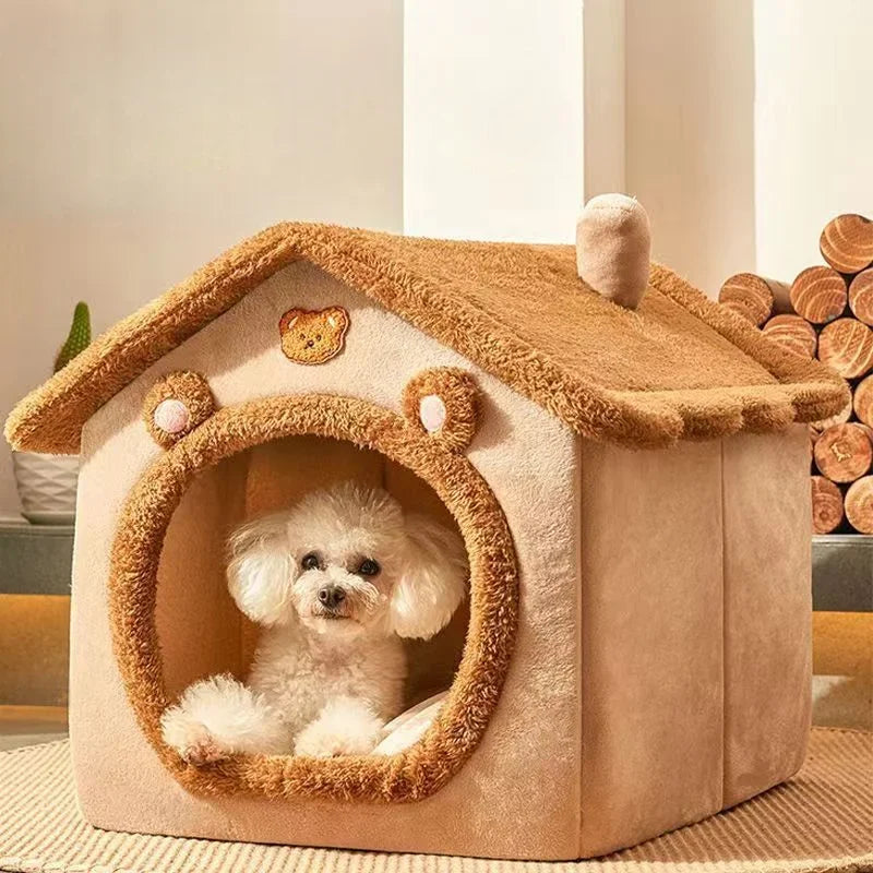 All-Season Small Comfort Pet House Bed