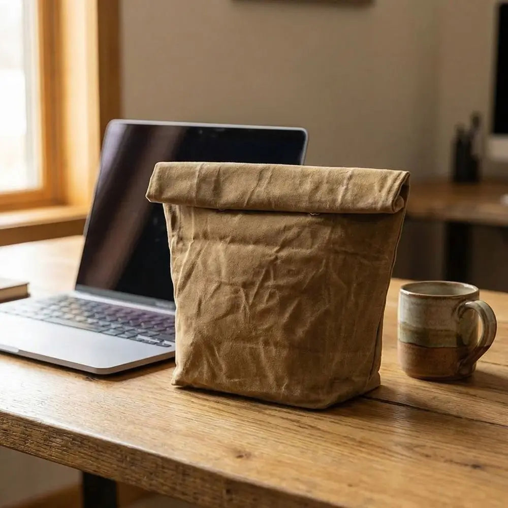 Brown Paper Style insulated Lunch Bag